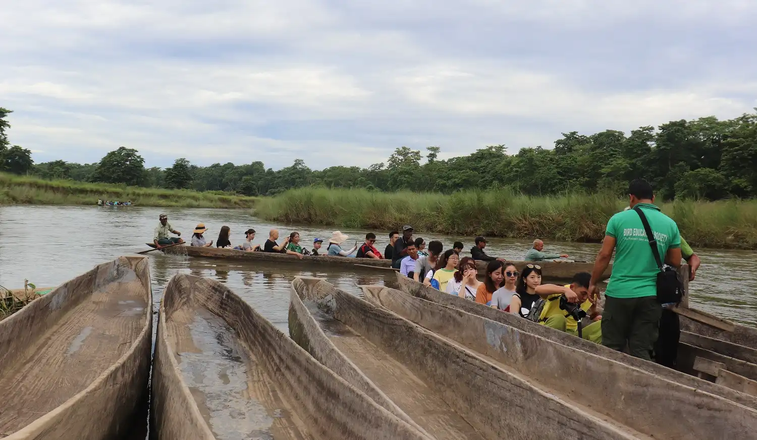 Canoeing in Chitwan Jungle Safari Tour